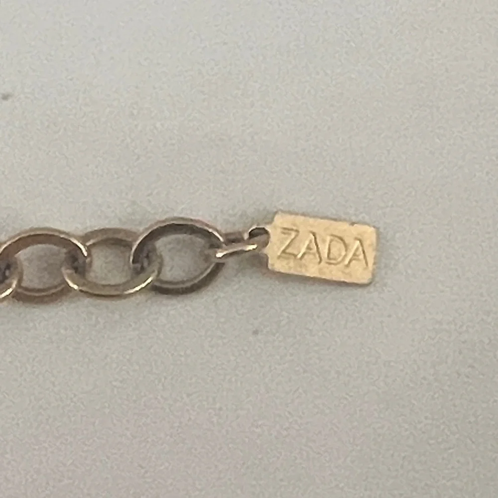 ZADA Gold-Tone Geometric Link Bracelet